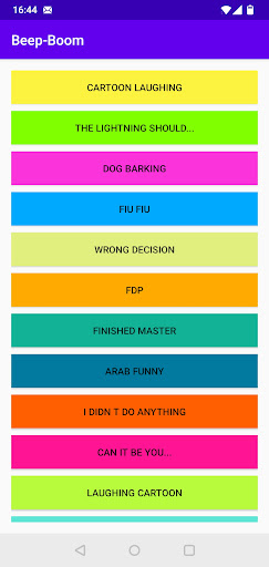 Android application Beep-Boom screenshort