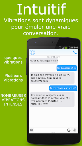 Aperçu de l'application