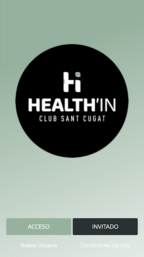 Android application Health'in Club Sant Cugat screenshort