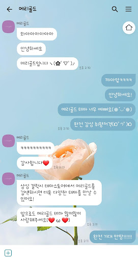 [메리골드] 5월의 장미 카카오톡 테마 Screen 3