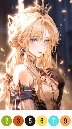 Game screenshot Anime Color by Number apk download
