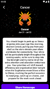 Starry Horoscope