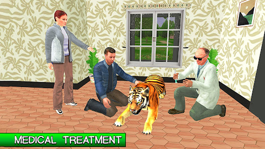 Captura 9 tigre mascota de la familia android