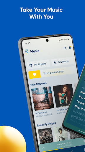Android application Korek Music screenshort