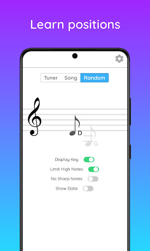 Android application Oro - Music Tutor screenshort