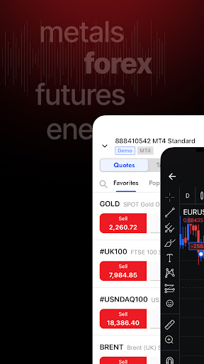 FxPro: Online Trading Broker Screen 2