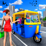 Cover Image of Download City Rickshaw Game: Car Games  APK