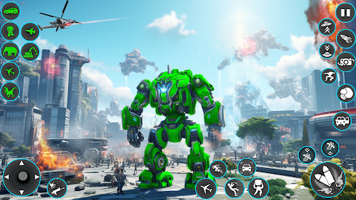 Android application Space Robot Transform Games 3D screenshort