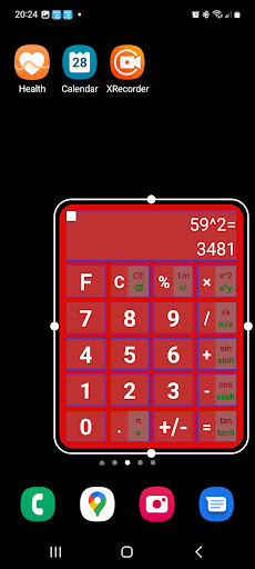 Calculator Widget Screen 3