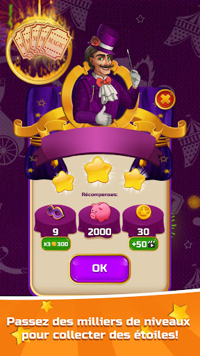 Mots cirque : Puzzle magique Capture d'Écran du Jeu Android 1
