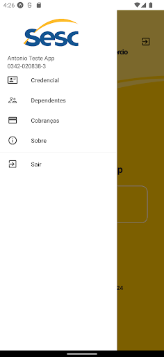 Credencial SESC BA Screen 2