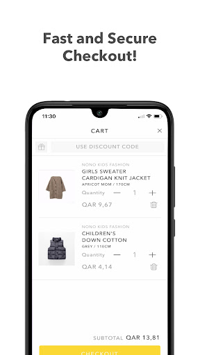 Screenshot of nono Kids Fashion