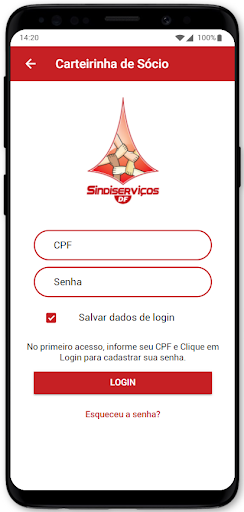 Carteirinha Sindiserviços DF Screen 2