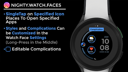 Night 42 - watch face screenshot 16
