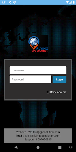 Android application Flying GPS screenshort