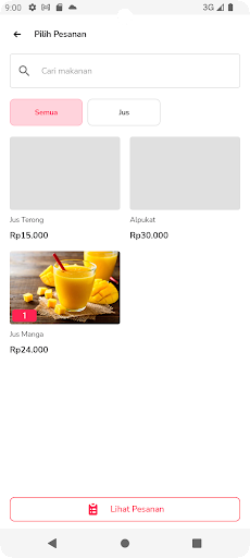 Android application Lucy Waiter screenshort