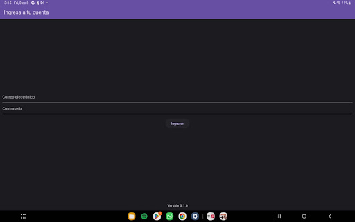 Android application Meritronica screenshort