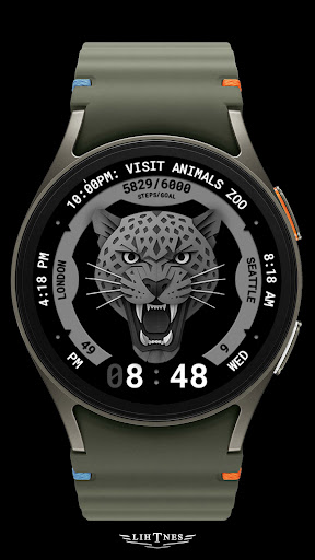Paper Animals Watch Face 114 screenshot 1