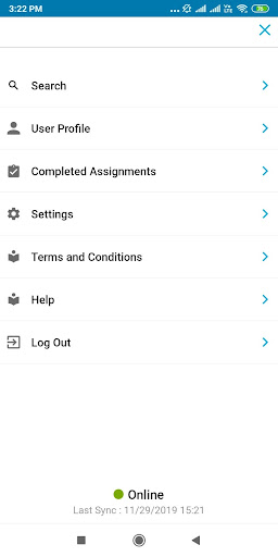 Android application Transportation Mobile User screenshort