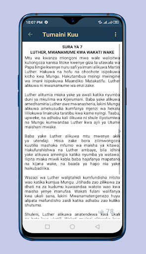 Tumaini Kuu Screen 3