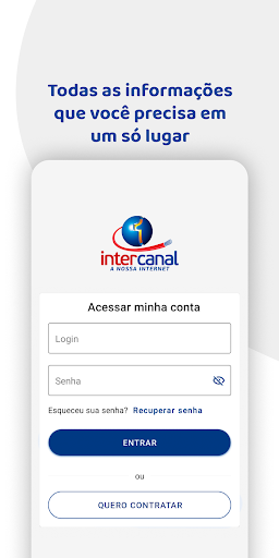 Android application InterCanal screenshort