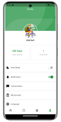 Android application Ababbil Driver screenshort