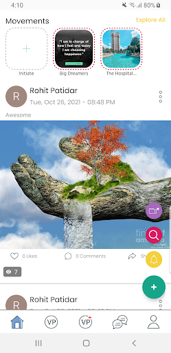 Zoebook Social Media Screen 2