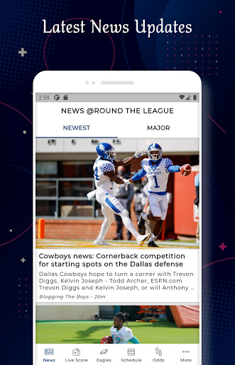Eagles - Football Live Score Screenshot 1 - AppWisp.com