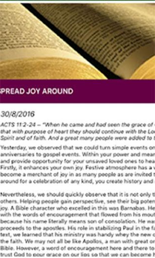 Android application Bread and Wine Devotional screenshort