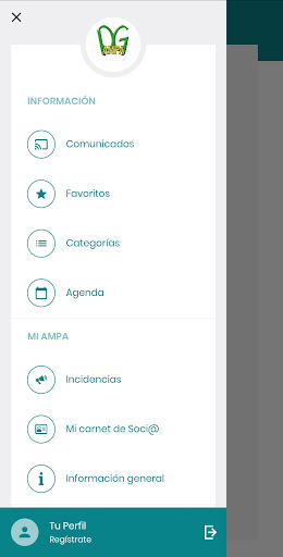 Android application AMPA Benito Pérez Galdós screenshort