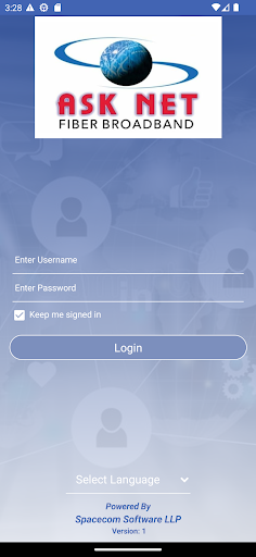 Android application Asknet Customer App screenshort