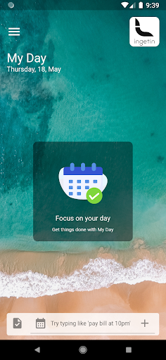 Android application Ingetin - Task reminder app screenshort