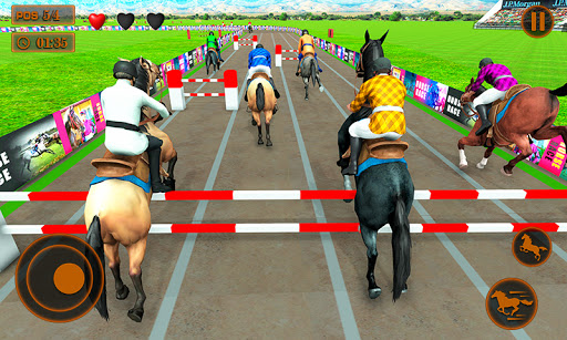 Android application Mounted Horse Racing Games screenshort