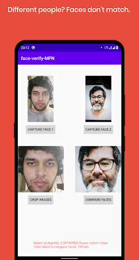 Face Verify Demo Screen 2