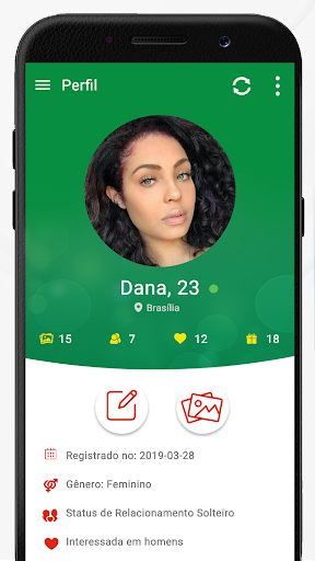 Android application Brazil Chat & Dating screenshort