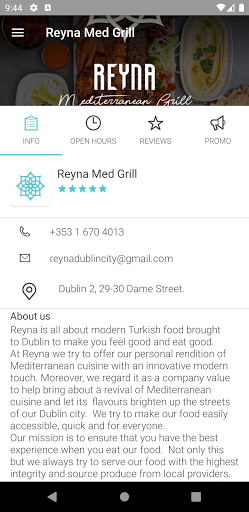 Reyna Mediterranean Grill Screen 3