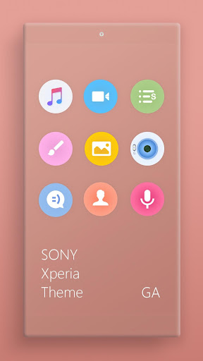 COLOR™ Theme |P Brown - XPERIA Screen 2