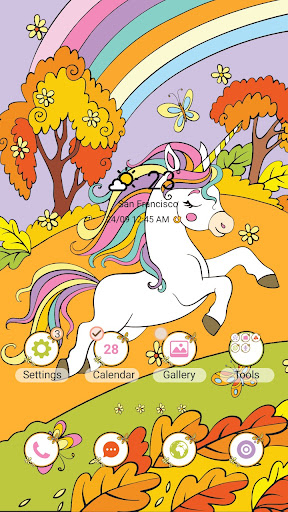 Android application Autumn Unicorn - Wallpaper screenshort