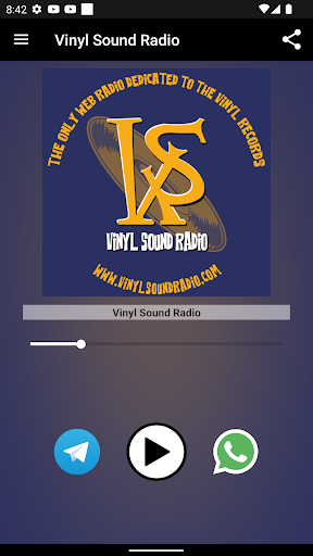 Android application Vinyl Sound Radio screenshort