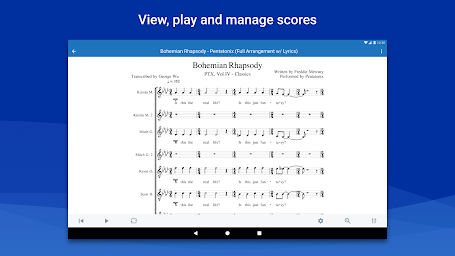 MuseScore: sheet music