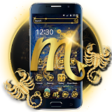 Gold Scorpion Constellation Theme Glitter Galax icon