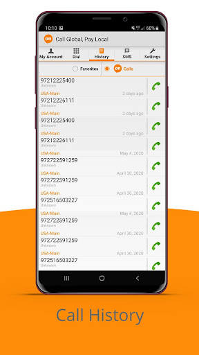 Call Global, Pay Local Screen 3