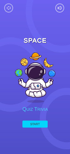 Android application Space Quiz Trivia screenshort