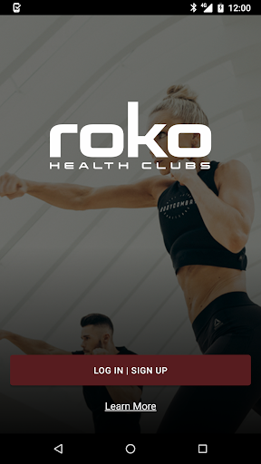 Android application Roko Health Clubs screenshort