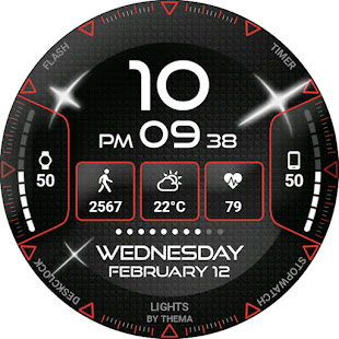 Lights Watch Face Varies with device APK screenshots 9