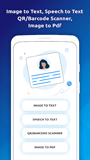 Android application Image to Text Converter Scan screenshort