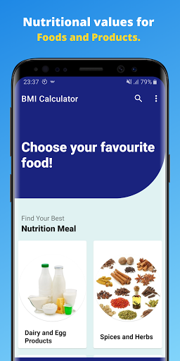 BMI Calculator Screen 2