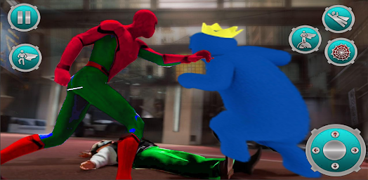 Spider Hero vs rainbow Fighter