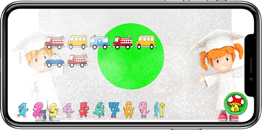 Android application Monkey Counting Numbers screenshort