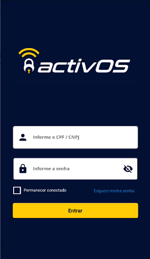 Android application activOS screenshort